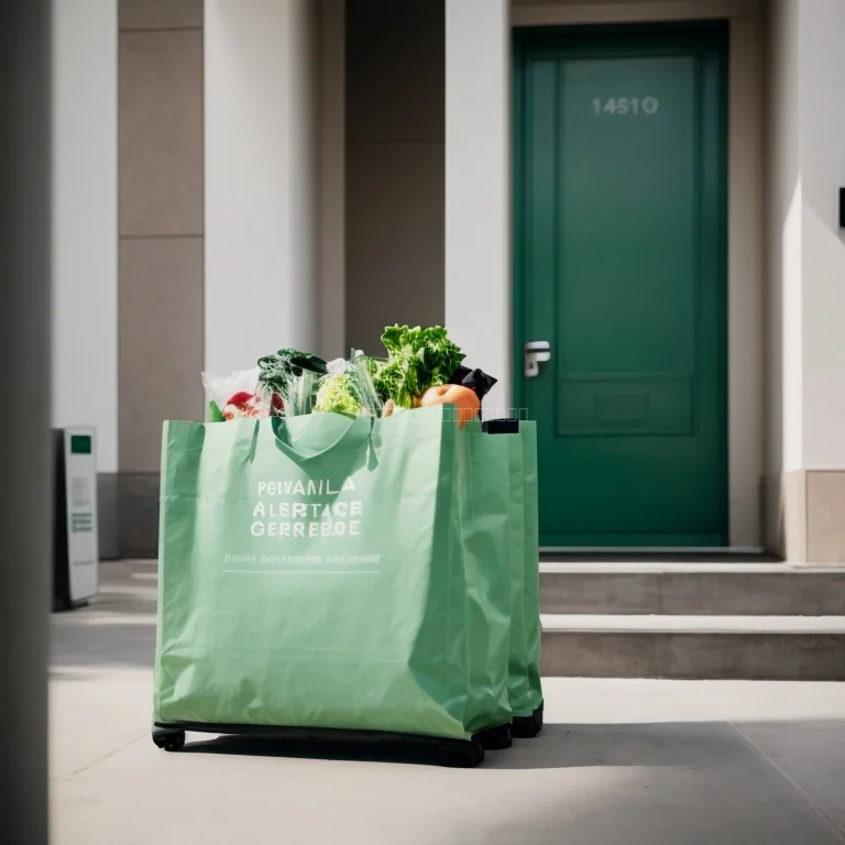 Online-Shop mit frischen Lebensmitteln